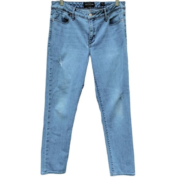 Lucky Brand Hayden Crop Jeans Size 10/30 Slightly Distressed Inseam Approx 26" - Picture 2 of 16